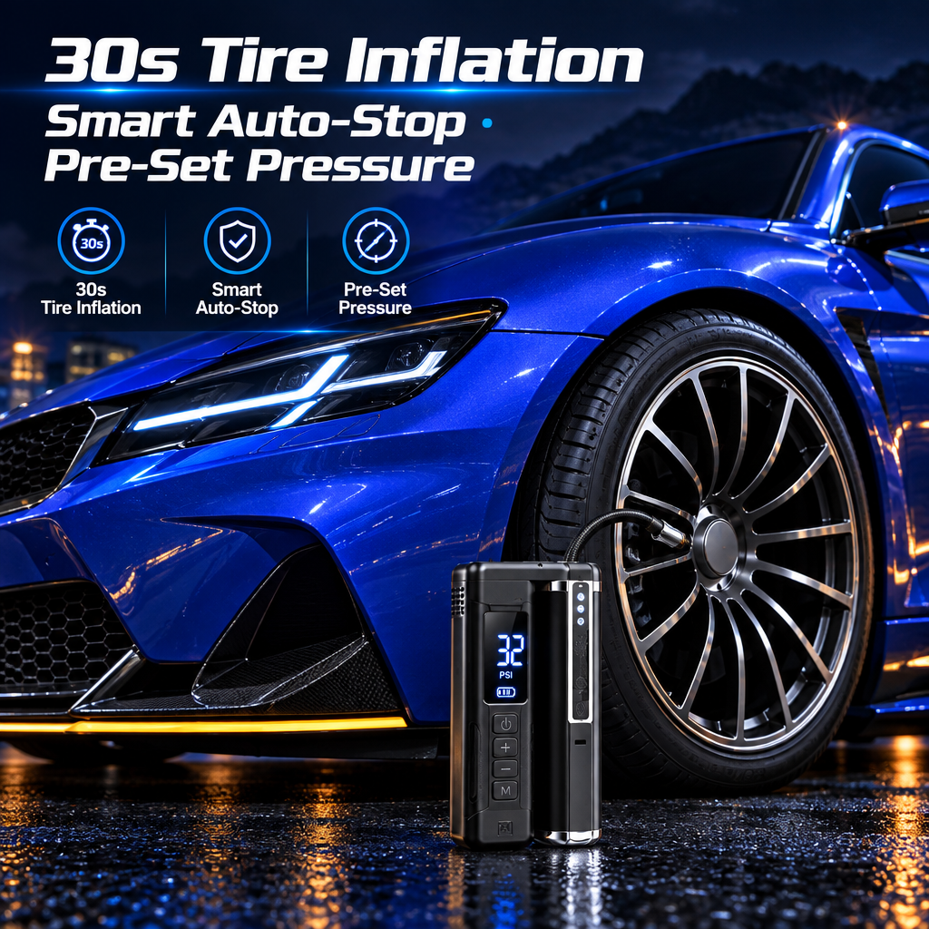 Tire Inflation Scene